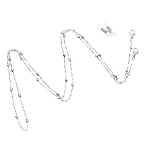 YNuth Chaîne Pour Lunettes Antidérapant Cordon à Lunettes Accessoire (argenté) Cover
