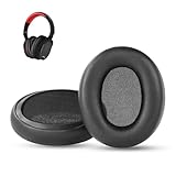 M06 イヤーパッドクッション Ausdom M05、M06、ANC7ヘッドフォンイヤーパッド対応 柔らかいプロテインレザーとメモリーフォームの交換用。