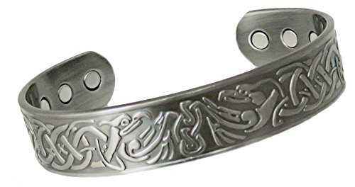 Sold by ChiChi Beads Phoenix Magnetic Therapy Celtic Medium Solid Copper Cuff Men's