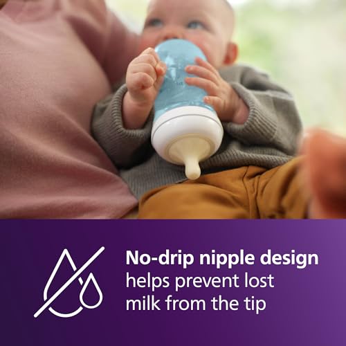 image for Philips Avent Natural Baby Bottles with Natural Response Nipples (Medi