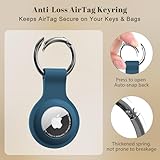 [5-Pack] AirTag Holder - Silicone Case for AirTag Keyring for Keys, Bags, Luggage, Pet Collars - Anti-Lost and Scratch-Resistant Design for Apple Air Tags 2021 - Image 6
