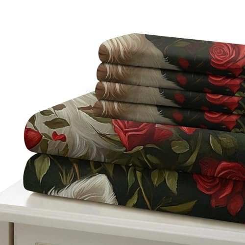 Parure de lit Westie en microfbre 135x200 pour chambre de garçon - 7