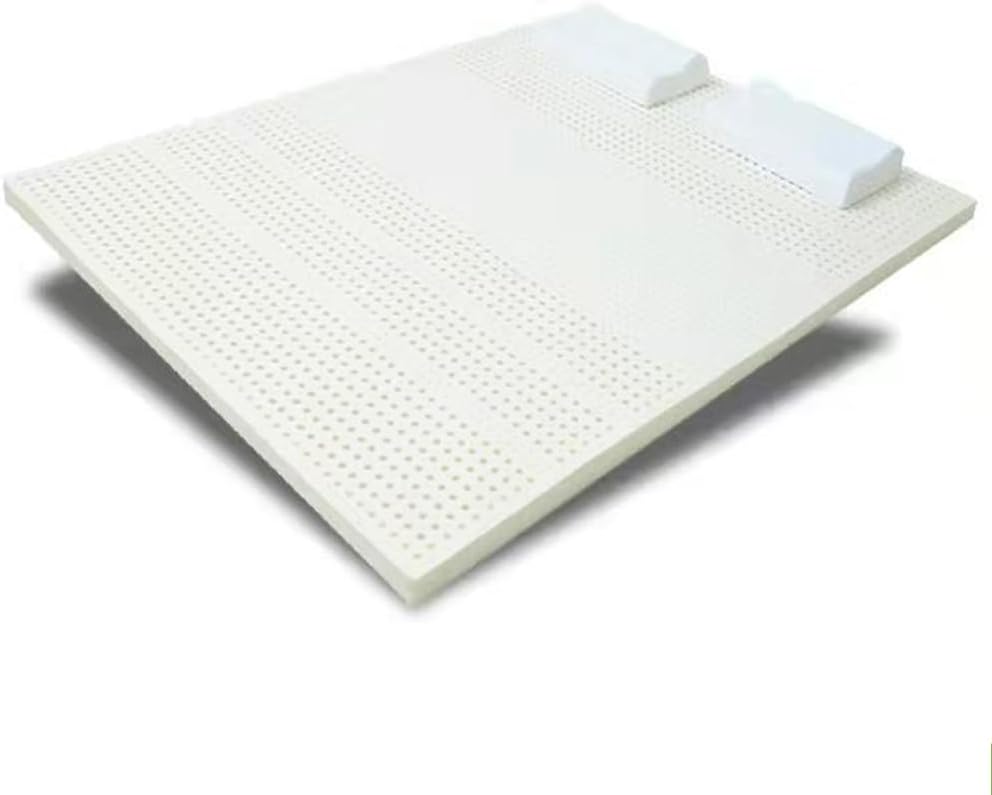OrgaNatural Latex Mattress Topper - 6in Thick, 135x190cm (53x75in), Breathable & Comfortable, Durable Memory Foam, Eco-Friendly Bedding Solution
