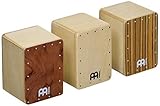 1x SH50-SET Meinl Percussion SH50-SET Mini Cajon Shaker Set, 50 x 50 x 70 mm, 3 Stück