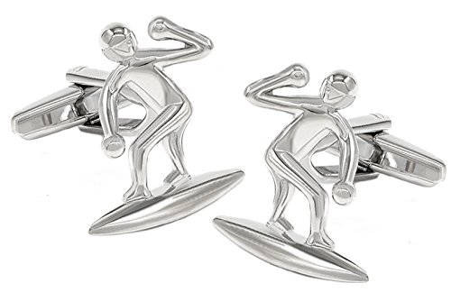 Argento, surfista, surf, tavola da surf Gioielli