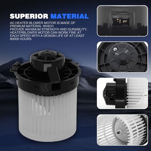 Image of 700285 HVAC Blower Motor for Nissan Versa Sedan 1.6L 2012-2018 | Fit for Nissan Versa Note 2014 2015 2016 2017, Replace# 27226-3AN0A