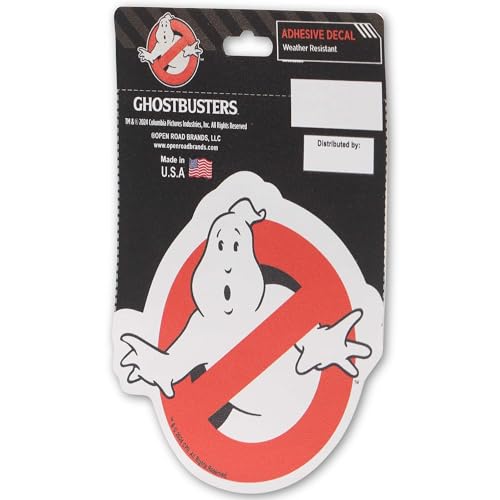 Image of Ghostbusters Logo Adhesive Vinyl Decal - Fun Ghostbusters Sticker for Car, Window, Water Bottle or Laptop