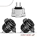 A-Premium 3PCS Engine Motor Mount and Transmission Mount Set Compatible with Jeep Grand Cherokee 2014-2015 V6 3.6L, 4WD Automatic Transmission, Replace# 5038548AB, 52124675AF