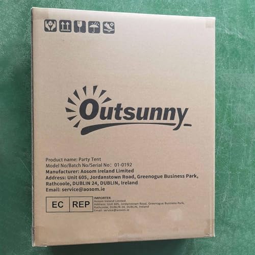 Outsunny 2.7m x 2.7m Garden Gazebo Marquee Party Tent Wedding Canopy Outdoor(Blue) 10 Outsunny 2.7m x 2.7m Garden Gazebo Marquee Party Tent Wedding Canopy Outdoor(Blue) - Image 10