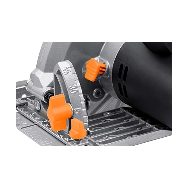 Meister Handkreissäge 1500 W, MKS1500-1 - Holz-Sägeblatt Ø 190 mm - Laser-Markierhilfe - Gehrungsschnitte - Bis zu 65 mm… – Bild 5