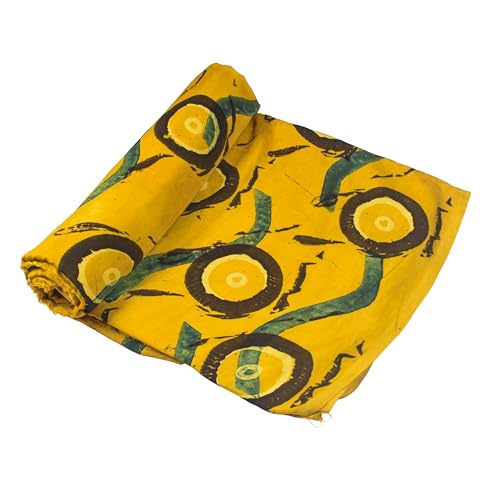 Image of Ethnics of Kutch Womens's Ajrakh Modal Silk Natural Dye Hand Block Print Unstitched Kurta Fabric