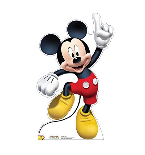 Image of Cardboard People Mickey Dance Life Size Cardboard Cutout Standup - Disney's Mickey Mouse Clubhouse