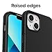 OtterBox iPhone 13 (ONLY) Symmetry Series Case - Single Unit Ships in Polybag, Ideal for Business Customers - BLACK, ultra-sleek, wireless charging compatible, raised edges protect camera & screen