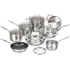 Cuisinart Chef's Classic Stainless Cookware 13-Piece Set, 77-13