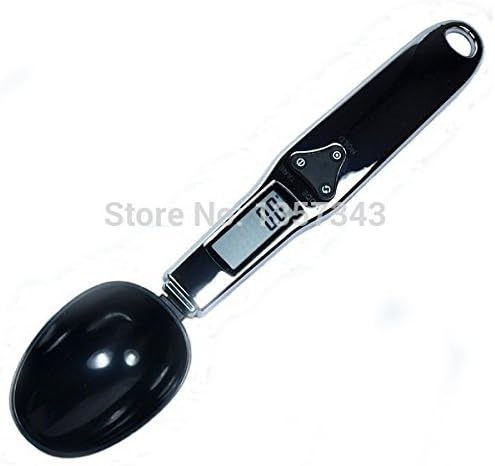 2014 Black Copos Measuring Colher Medidora Ladle 300g/0.1g Lcd Digital Kitchen & Lab Gram Electronic Spoon Weight Scale