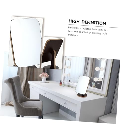 Miroir pivotant mobile POPETPOP double face stable pour cosmétique de table