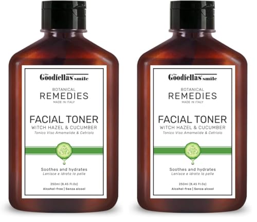 The Goodfellas' smile tonico viso Cetriolo e Witch Hazel 250ml (Paquete de 2)