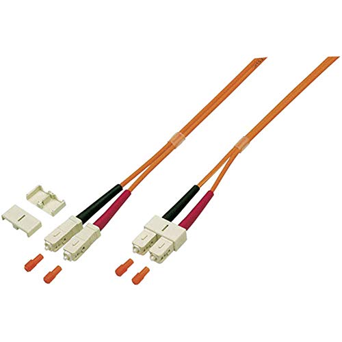 EFB Elektronik Duplex Jumper SC-SC 50/125, OM3, LSZH, Aqua, 3.0mm, 2m