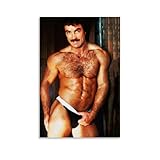 DMIEXA Tom Selleck Sexy Poster Canvas Wall Art Decorative Bedroom Modern Home Print Picture Artworkss 12x18inch(30x45cm), Unframe-style