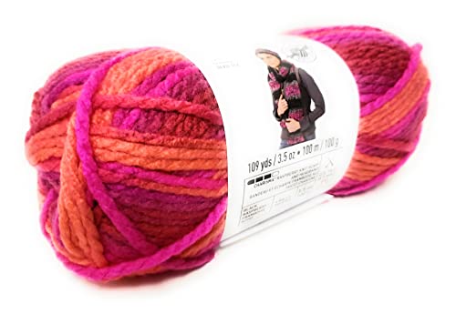 Loops & Threads Charisma Yarn 1 Ball Bright Pop 3.5 Ounces