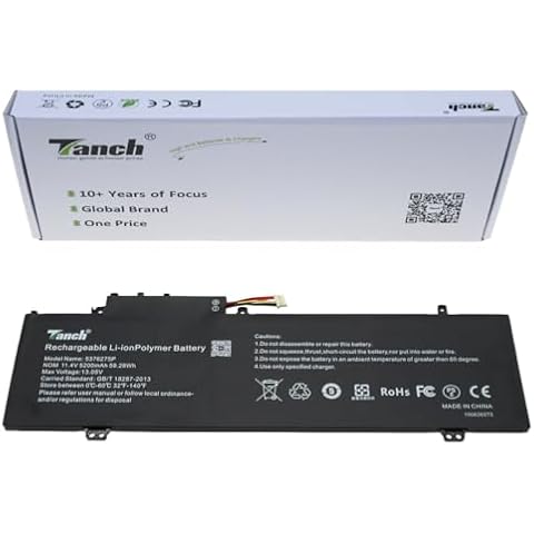 Tanch Laptop Battery 549567-3S1P NV-549567-3S1P U559068PV-3S1P NV-459067-3S NV-54067-3S Replacement for GWNR71517 GWNR71517-BL GWNR51516-GR GWTN156-5BK 11.4V 5200mAh 59.28W Cover