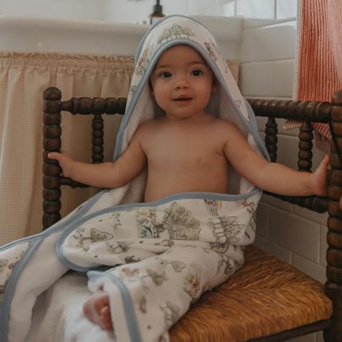 Image of Copper Pearl Premium Knit Hooded Bath Towel Hundred Acre Wood