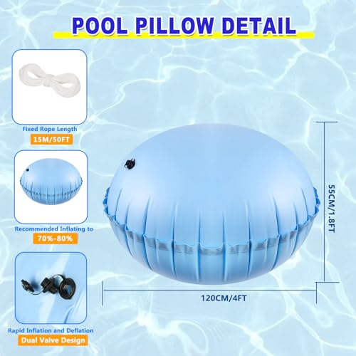 Cobertor Redondo Piscina 18 ft con Accesorios miniatura 4
