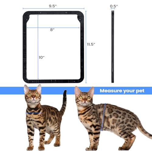 Cat Door for Display Door Small Canine Display Door Magnetic Flap Doggy Door for Sliding Door Lockable Cat Display Door 10805 Inch  Cucciolini Doodles Cat door for display door small canine display door magnetic flap doggy door for sliding door lockable cat display door 1080 5 inch   cucciolini doodles