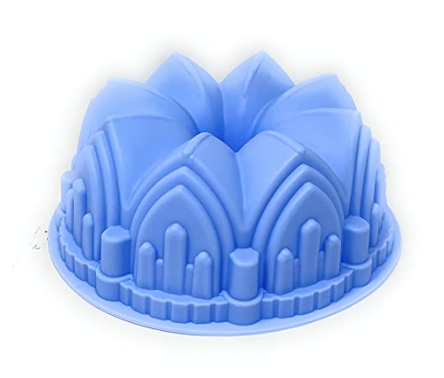 Coop & Hunt Silicone Bundt Cake Pan: 8 Inch Non-Stick Fluted Round Cake Mold For Baking Cakes, Jello Cakes & Bread (Colors Vary) #TOP4