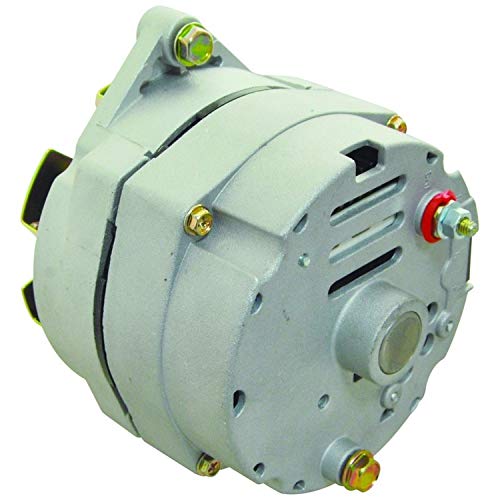 New Alternator Replacement For Delco 10Si 1 Wire Install 63A W/V Belt Pulley Buick Cadillac Chevy Gmc Oldsmobile Pontiac 1100125, Adr0325, 40012370 #TOP2