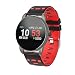 Produktbild MOTOK Smartwatch, Fitness Tracker mit Pulsmesser Blutdruckmessung Wasserdicht IP67 Fitness Uhr Blutdruck Messgeräte Pulsuhr Schrittzähler Uhr für Damen Herren Anruf SMS SNS Beachten