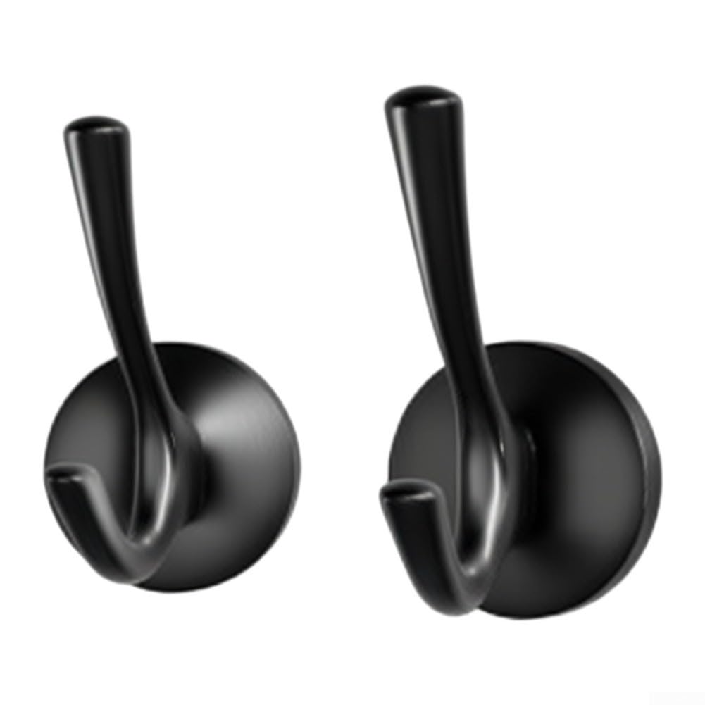 Ganchos Toalla Baño Aleación Zinc 40lbs Negro