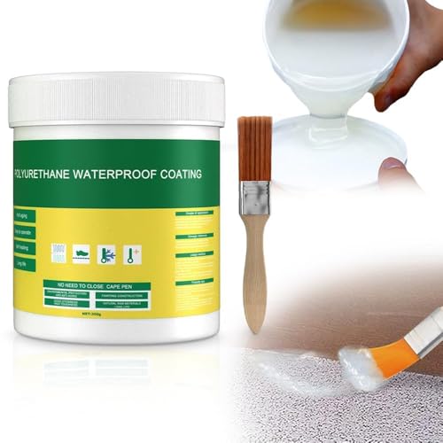 Image of Invisible Waterproof Agent, Waterproof Anti-Leakage Agent,Roof Leak Sealing Adhesive, Invisible Waterproof Seal, Sealant Paste Coating No Pounding Brick Leakage (300 GM)