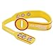 Yellow Rubber Guitar Strap Hook Adjustable Button For Acoustic/Folk/Guitar