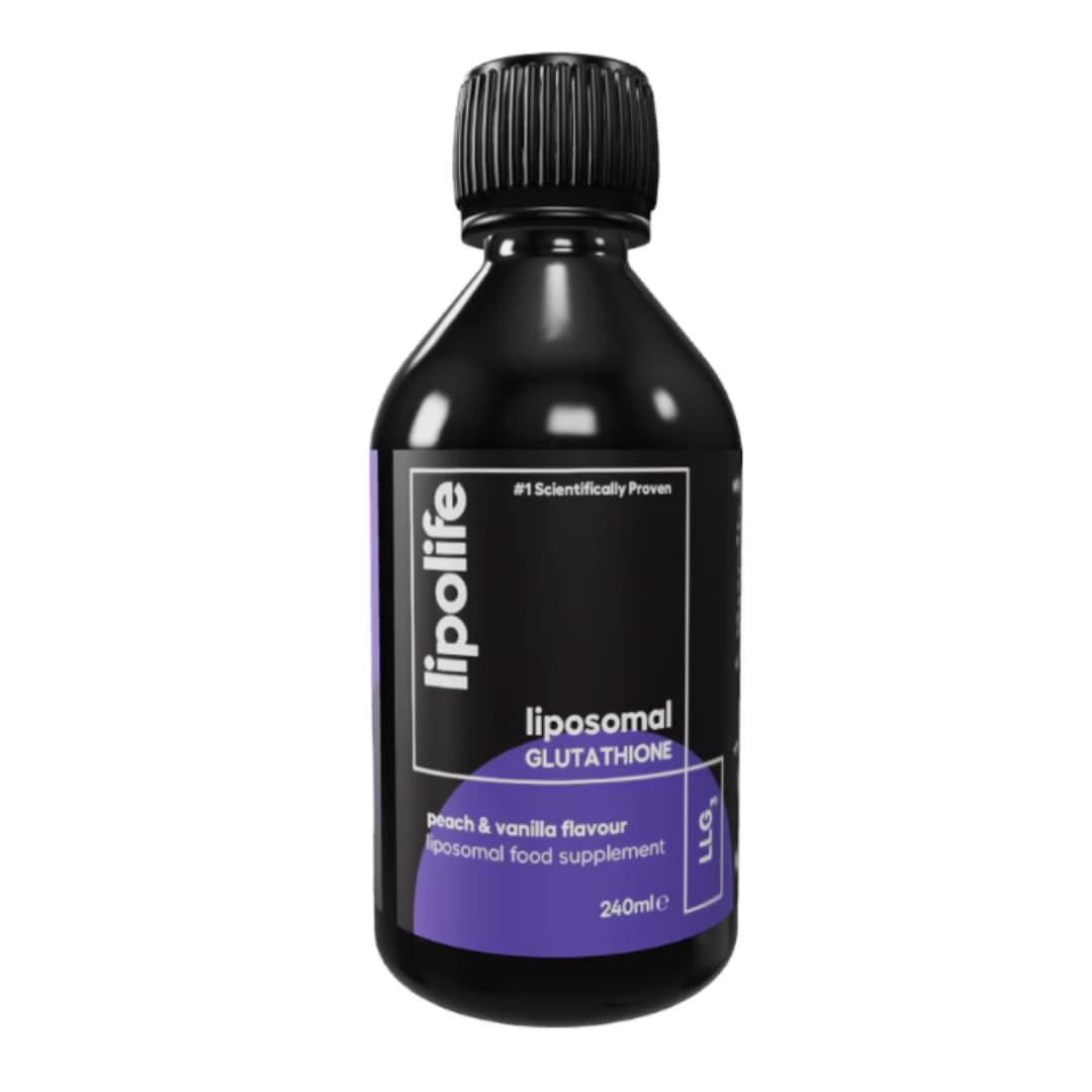 Lipsomal Glutathione Liquid 240ml - Peach & Vanilla Flavour