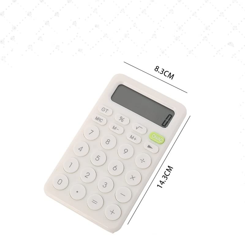 Calculatrice de bureau compacte 8 chiffres JFDBGU à grands boutons pour l'école - 3