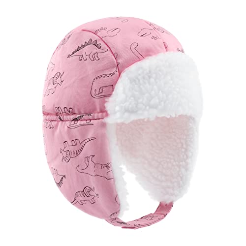 POXIMI Toddler Trapper Hat Baby Winter Hats Boys Windproof Snow Cap Girls Warm Earflap Sherpa Lined Caps for Kids
