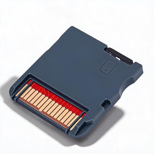 VELATEMOR NDSFlash Cart, 3DS Flash Cart with Built in 64GB Memory Card, Compatible with Mapper MBC1 MBC2 MBC3 MBC5 Games (Black)