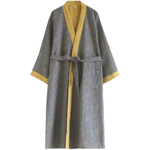 Kimono de nuit en coton pour apaiser vos soirées à la maison - 2