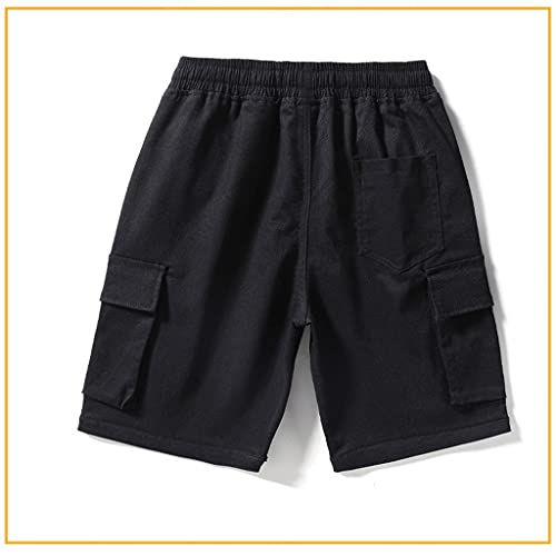 Short homme multi-poche avec taille élastique ample été - 2