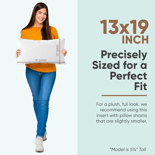 Image of Pillowflex Synthetic Down Pillow Insert 13x19 in - Karate Chop Pillow