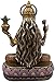 Ebros Hindu Goddess of Wealth and Prosperity Lakshmi Sitting On Lotus Throne Statue Hindu Decor Figurine