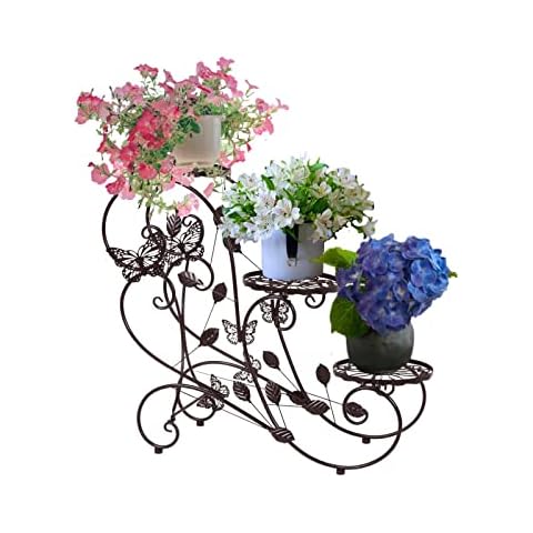 HLC 3 Tier Metal Garden Plant Stand Cover