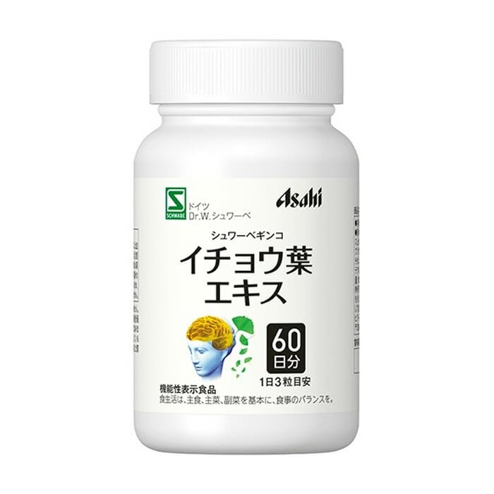 Amazon | アサヒ シュワーベギンコ イチョウ葉エキス 60日分(180粒) 5  