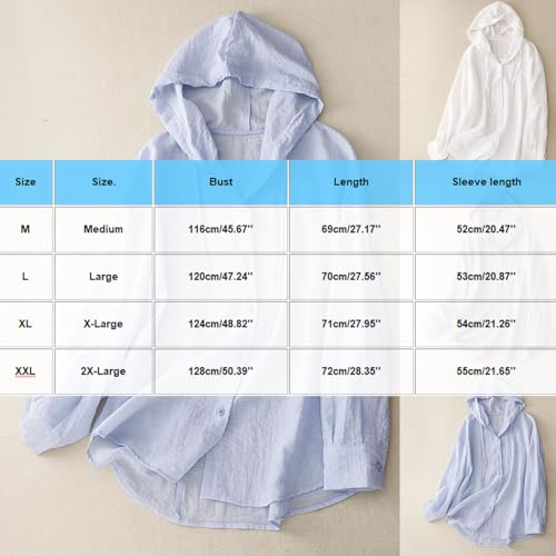 Summer Cardigans for Women Lightweight - Cotton Linen Long Sleeve Button Down Cardigan Shirts Casual Beach Coverups3