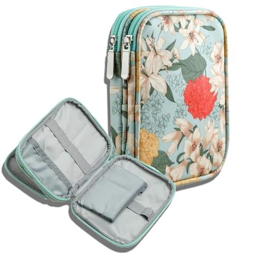 GRVICH Crochet Hooks Case, Crochet Bag, Knitting Needle Case