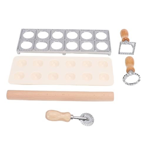 Máquina para hacer ravioles hecha molde cortador versátil Asixxsix para pasta rellena 8