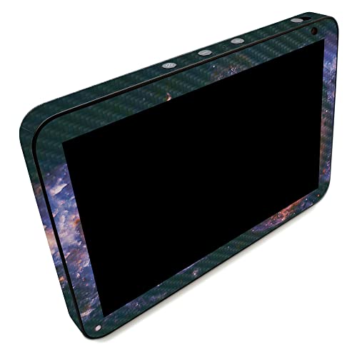 Image of MightySkins Carbon Fiber Skin Compatible with Amazon Echo Show 8 (Gen 2) - Andromeda | Protective, Durable Textured Carbon Fiber Finish | Easy to Apply | Made in The USA