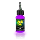 MOM'S Nuclear UV Blacklight Colors Tattoo Ink - Purple Haze UV Blacklight Ink - 1/2oz
