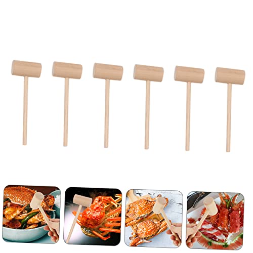 STOBAZA 1 Conjunto 25 Pçs Pequeno Martelo De Madeira Mini Brinquedo Crianças Martelo Mini Brinquedos